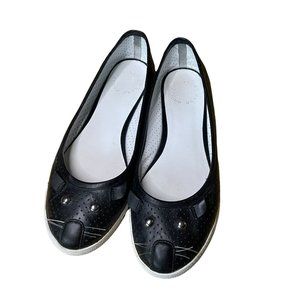 Marc By Marc Jacobs Black Cat Flats